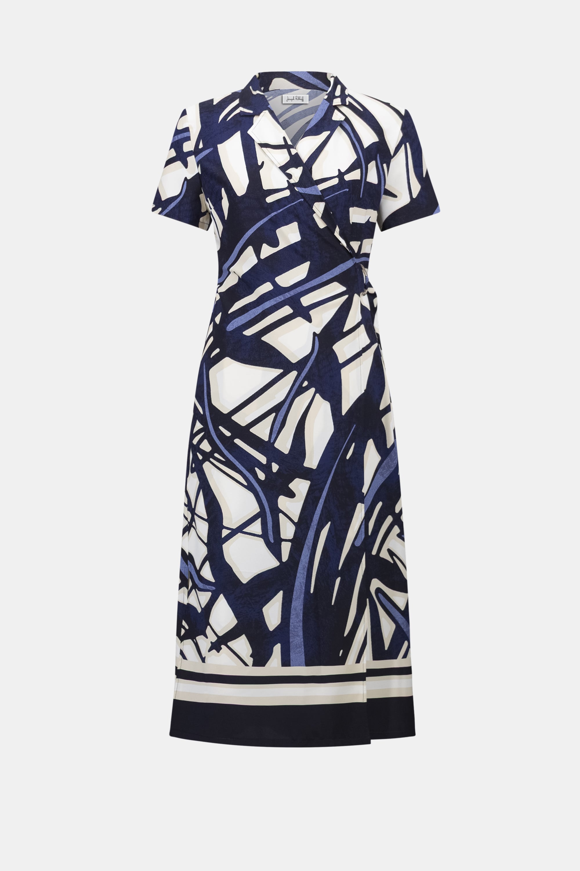 Recycled Woven Abstract Print Shirt Dress