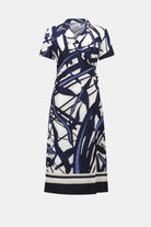 Recycled Woven Abstract Print Shirt Dress