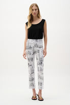 Millennium Printed Straight Pull-On Pants