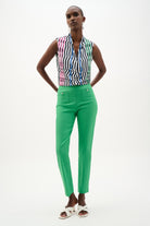Millennium Pull-On Cropped Pants With Patch Pockets
