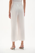 Textured Knit Pull-on Culotte Pants