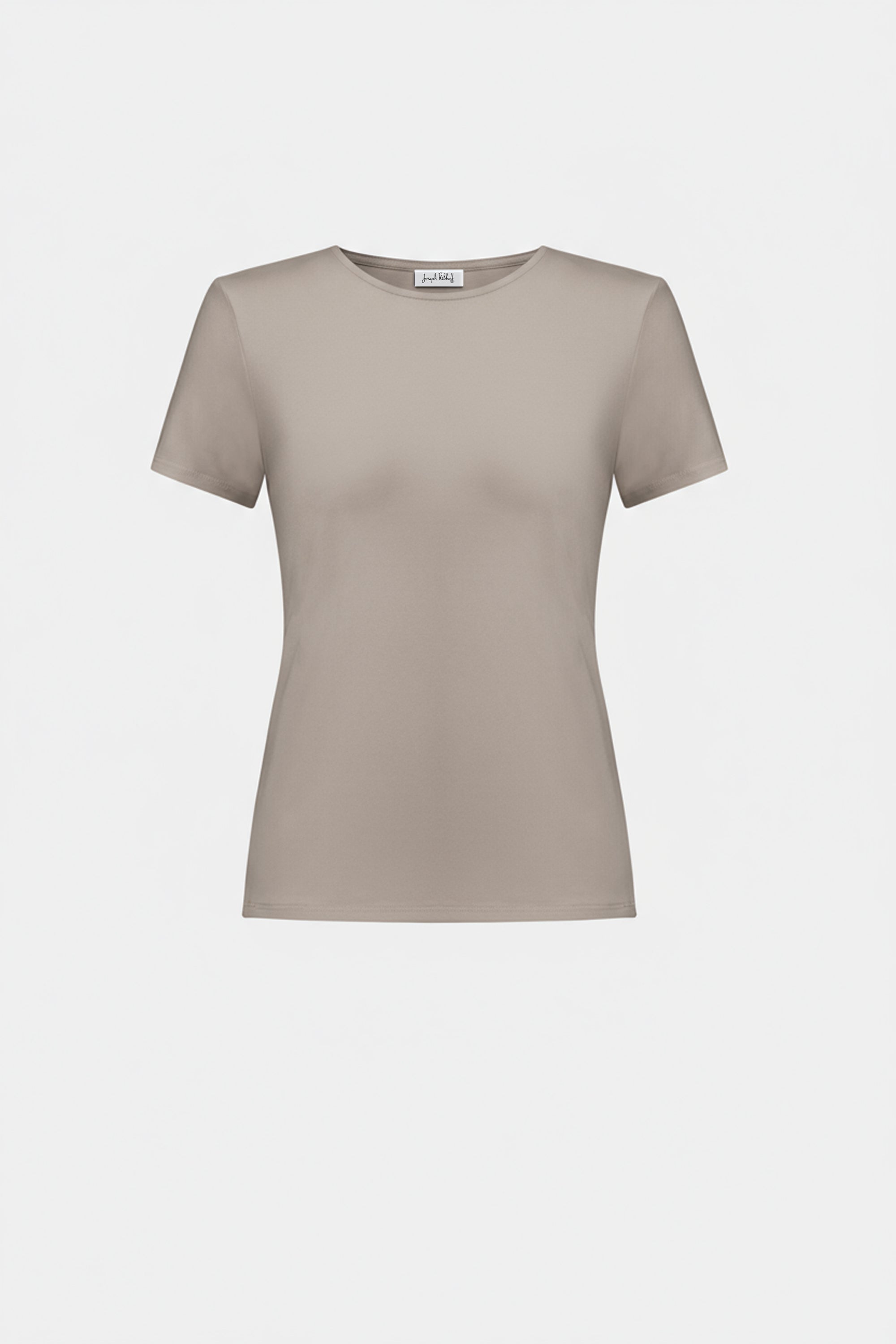 Silky Knit Fitted T-Shirt