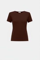 Silky Knit Fitted T-Shirt