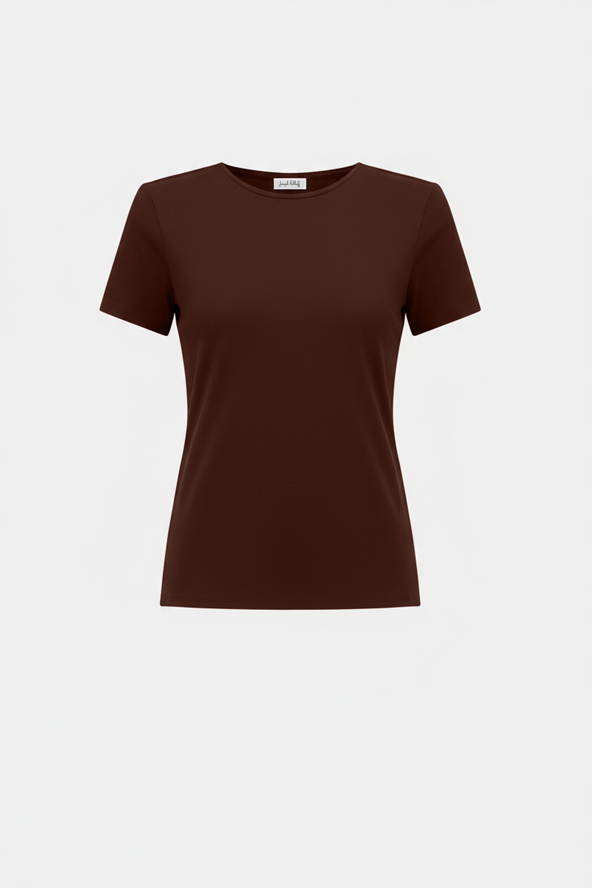 Silky Knit Fitted T-Shirt