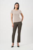 Silky Knit Fitted T-Shirt