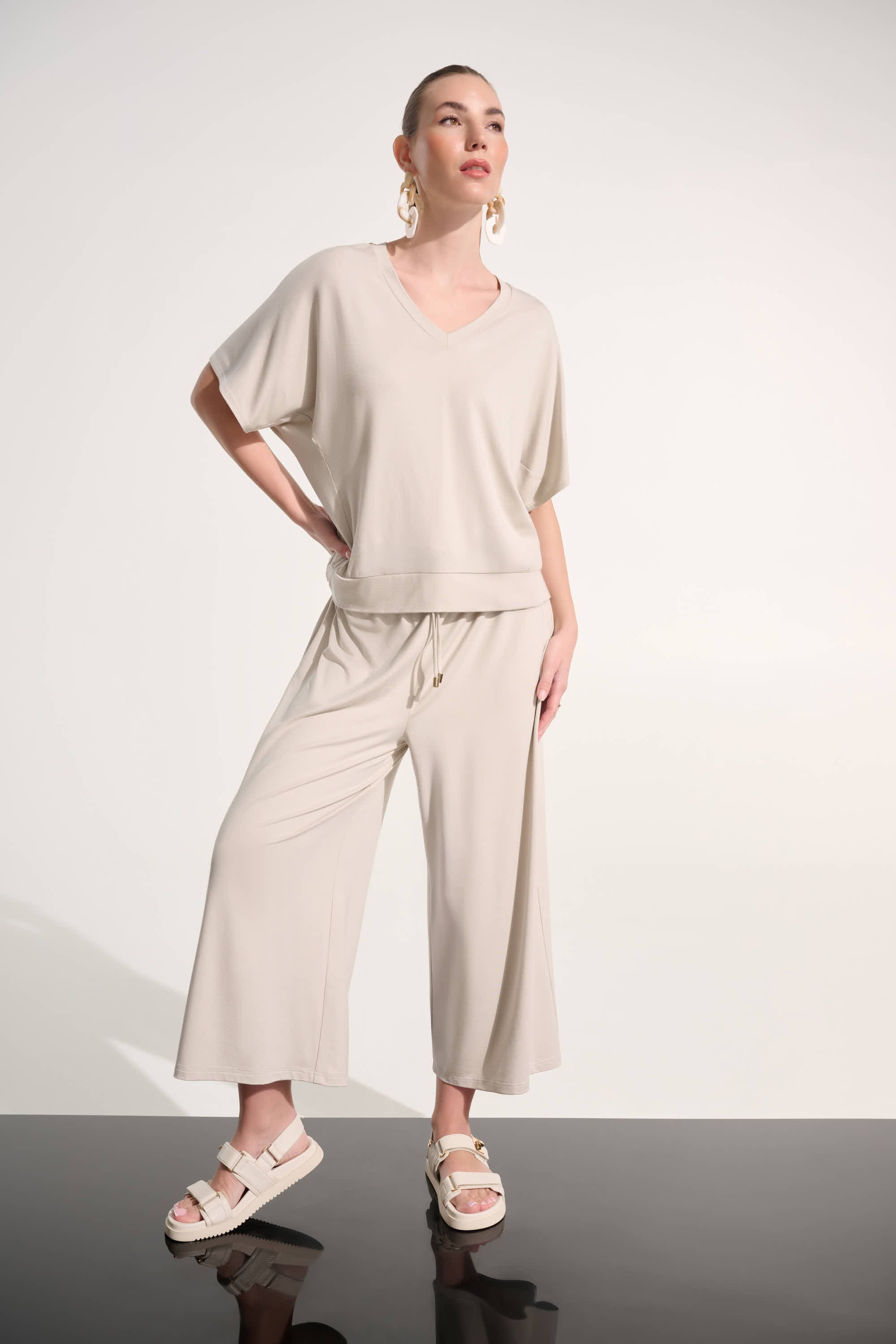 Jersey Dolman Sleeve Boxy Top