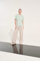 Jersey Memory Boxy Top With Adjustable Sides