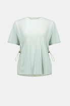 Jersey Memory Boxy Top With Adjustable Sides