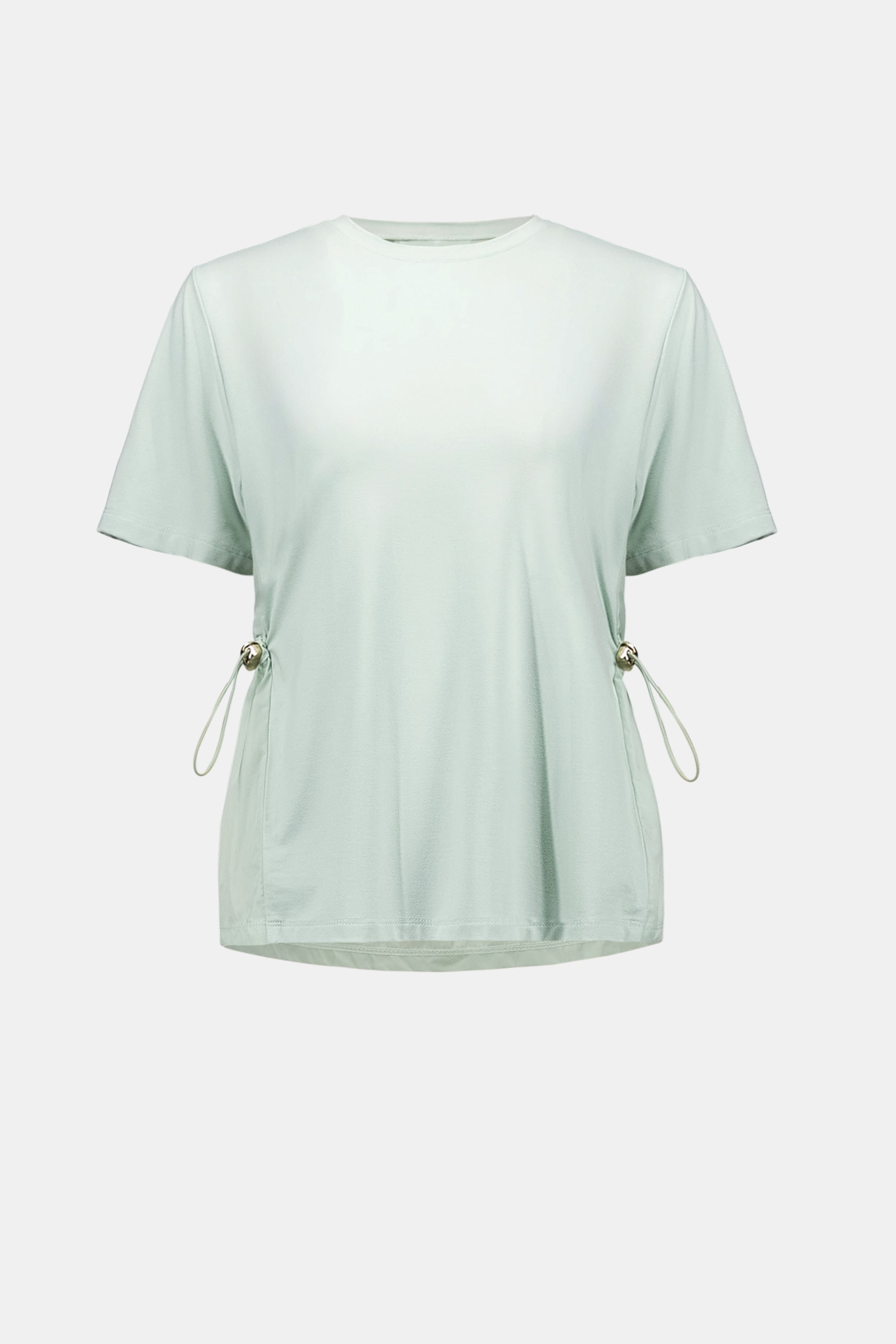 Jersey Memory Boxy Top With Adjustable Sides