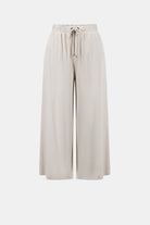 Jersey Pull-On Culotte Pant With Tie Waist