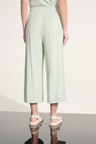Jersey Pull-On Culotte Pant With Tie Waist