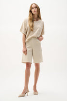 Repreve® Denim Straight Jean Shorts