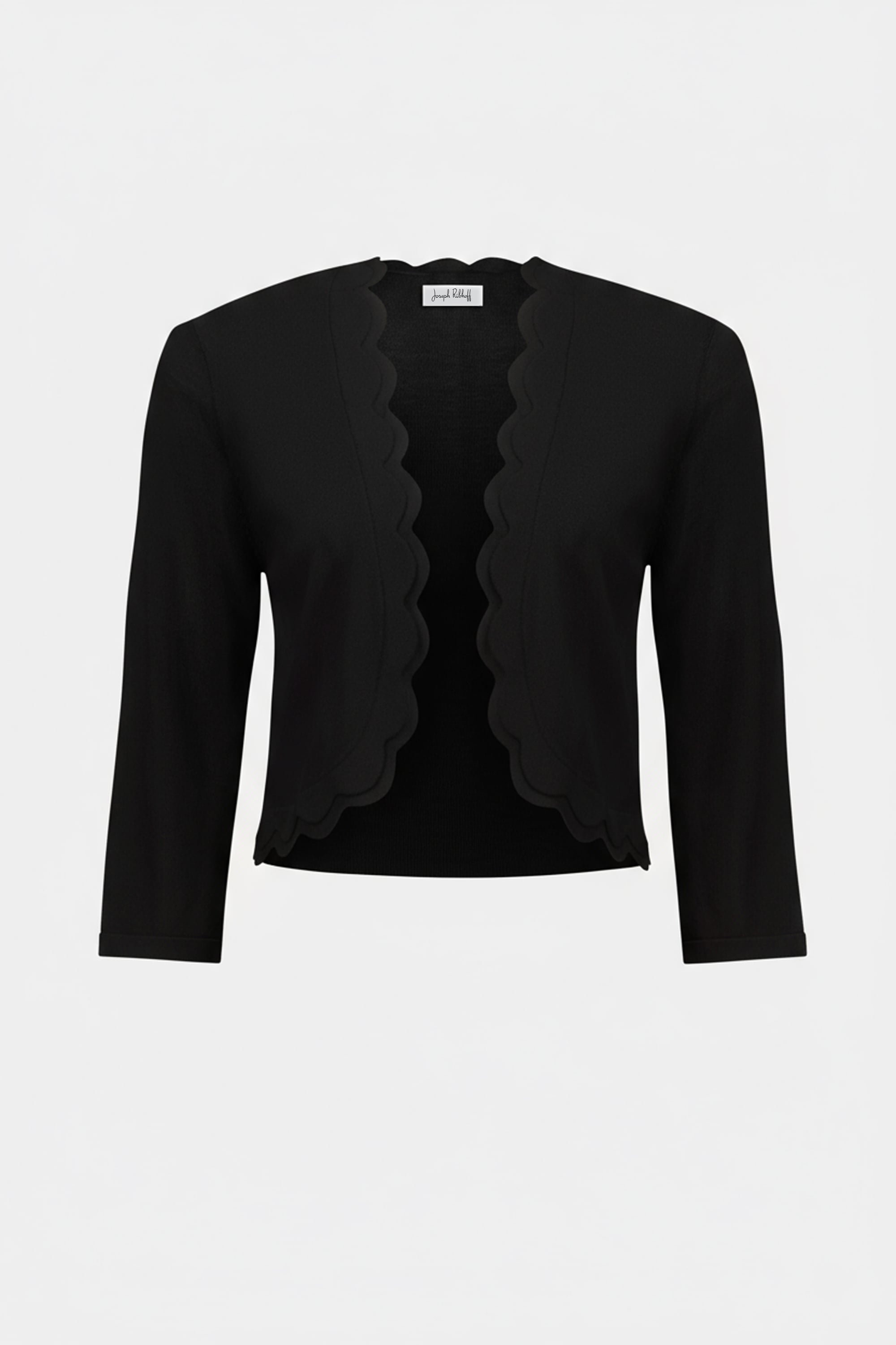 Viscose Sweater Knit Fitted Bolero Cardigan