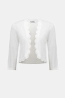 Joseph Ribkoff Viscose Sweater Knit Fitted Bolero Cardigan-262923