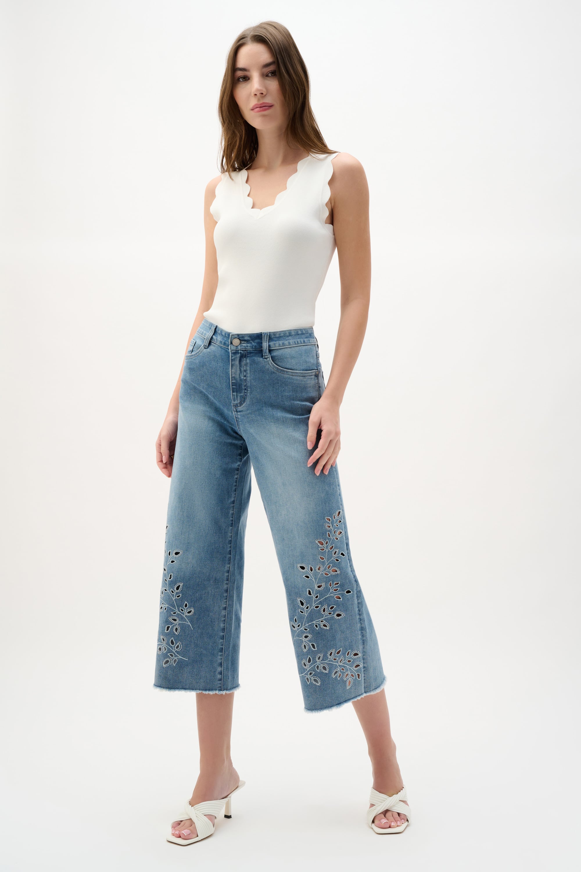 Viscose Sweater Knit Fitted Tank Top
