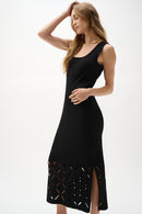 Joseph Ribkoff Viscose Sweater Knit Sleeveless Dress-262930