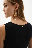 Joseph Ribkoff Viscose Sweater Knit Sleeveless Dress-262930