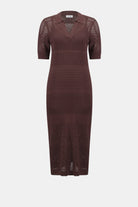 Viscose Sweater Knit Straight Dress