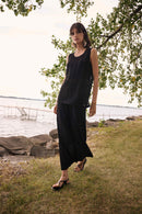 Joseph Ribkoff Viscose Jacquard Knit Chevron Stitch Culotte Pants-262933