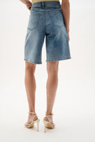 Repreve® Denim Straight Jean Shorts