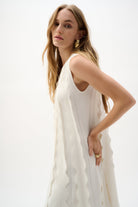 Viscose Sweater Knit Sleeveless A-Line Dress