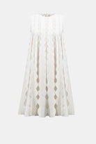 Viscose Sweater Knit Sleeveless A-Line Dress