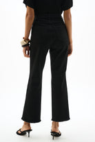 Repreve® Straight Jeans With Flower Embroidery