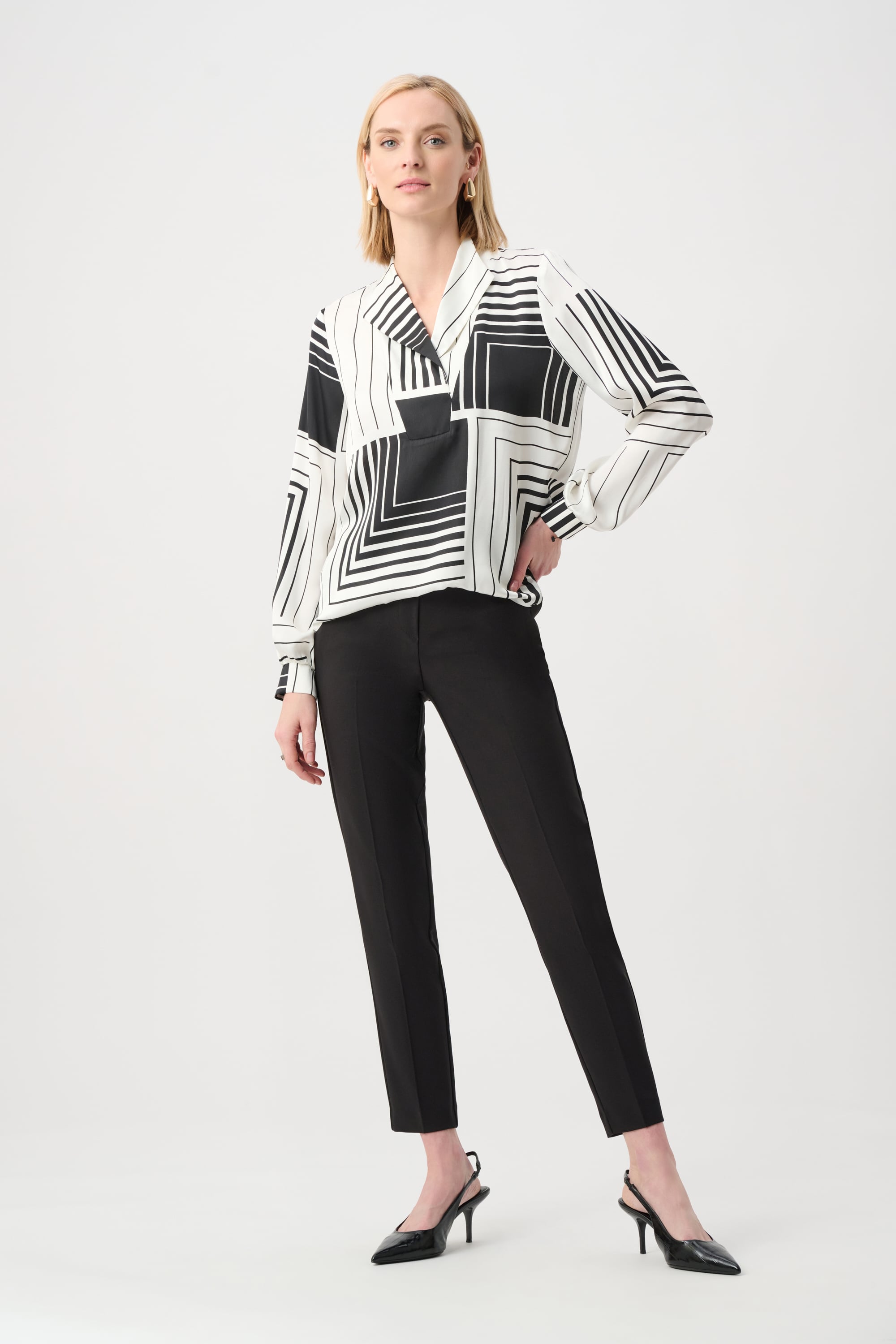 Lux Twill Slim Fit Pull-On Pants