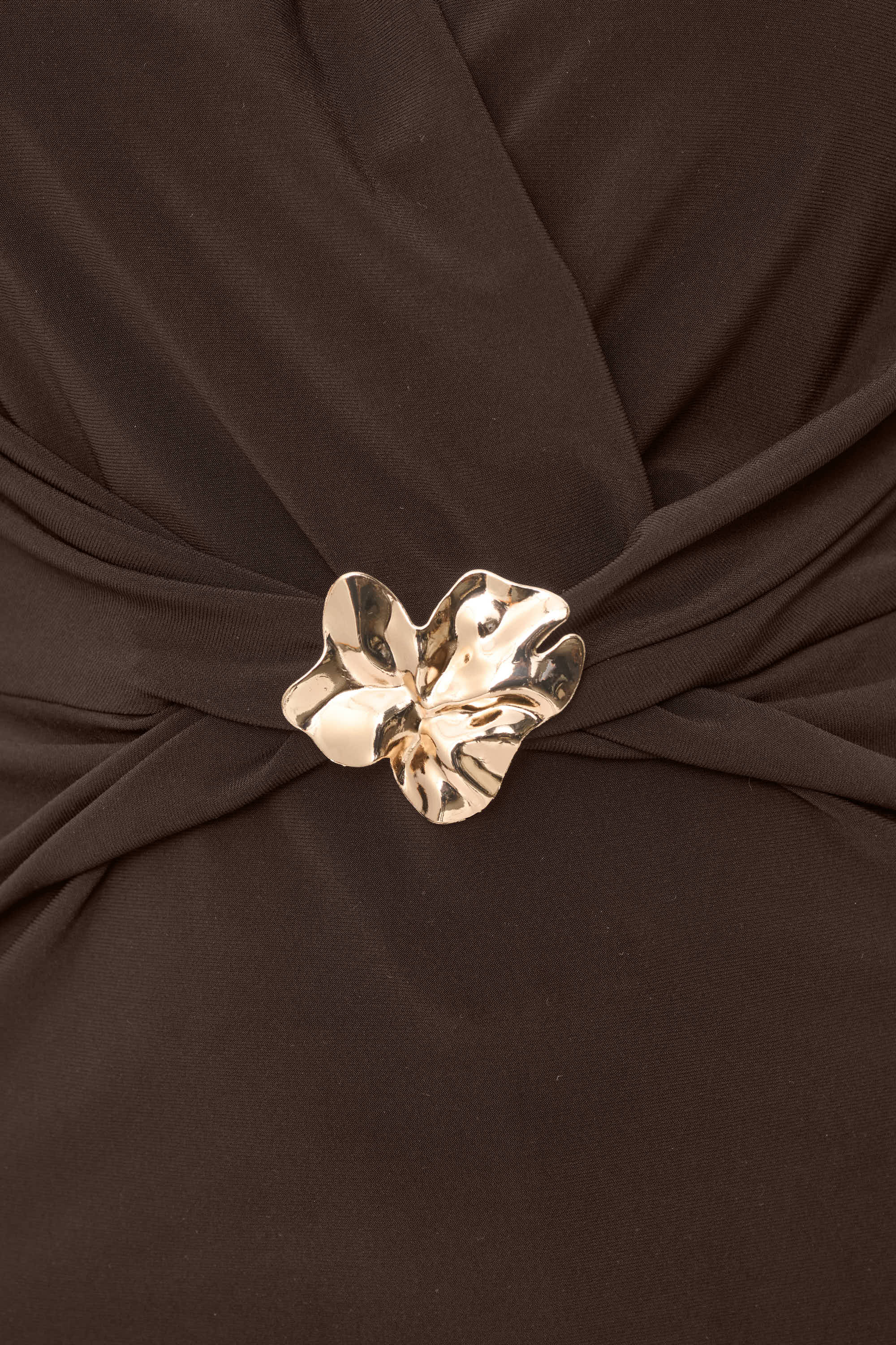 Silky Knit Twist Wrap Top
