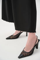 Silky Knit Pearl-Trim Culotte Pants