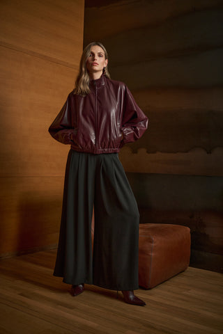 Joseph Ribkoff Woven Twill Wide-Leg Pants-263040