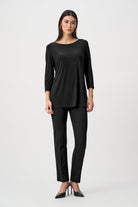 Joseph Ribkoff Heavy Knit Straight Pull-On Pants-263045, colour 11
