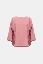 Recycled Satin Boat-Neck Tunic