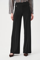 Silky Knit Wide-Leg Pull-On Pants