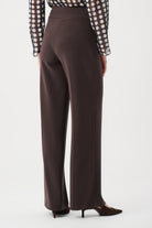 Silky Knit Wide-Leg Pull-On Pants