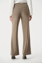 Silky Knit Wide-Leg Pull-On Pants