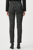 Abstract Jacquard Straight Pull-On Pants