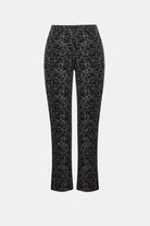 Abstract Jacquard Straight Pull-On Pants