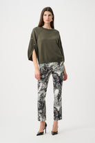 Millennium Abstract Print Pull-On Pants