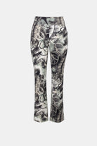 Millennium Abstract Print Pull-On Pants