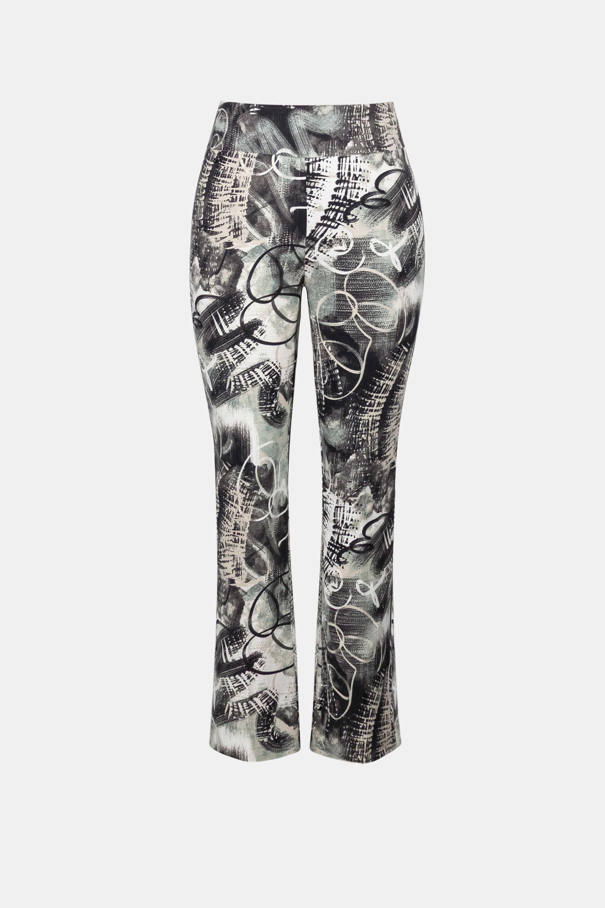 Millennium Abstract Print Pull-On Pants