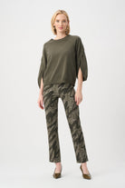 Millennium Abstract Print Pull-On Pants