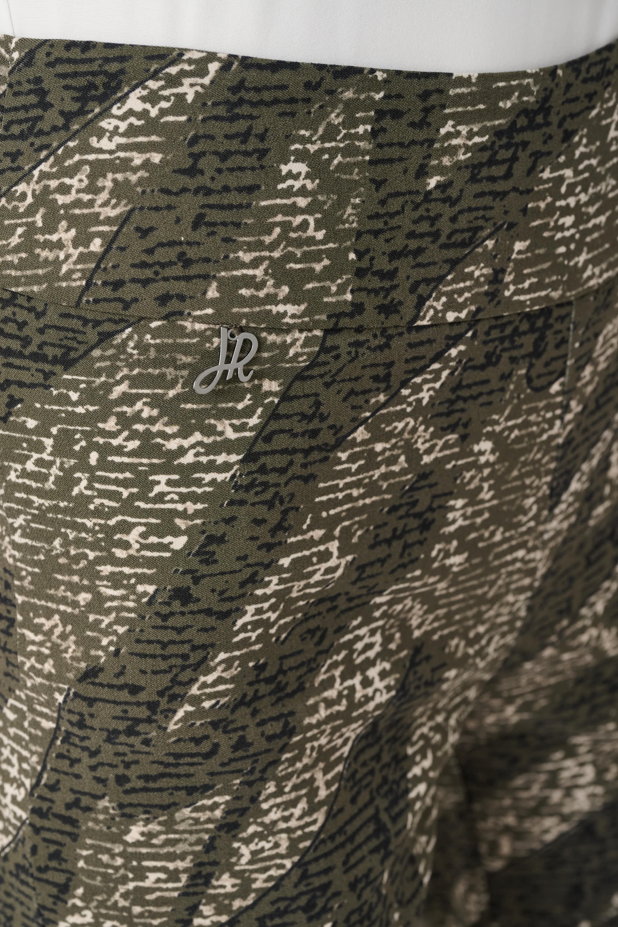 Millennium Abstract Print Pull-On Pants