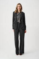 Joseph Ribkoff Scuba Crepe Wide Leg Pull-On Pants-263090, colour 11
