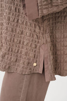 Bubble Jacquard & Memory Straight Top