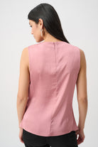 Recycled Satin Sleeveless Cowl Top