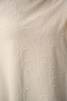 Jacquard Sweater Funnel Collar Trapeze Top