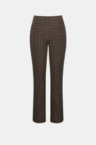 Geometric Jacquard Straight Pull On Pant