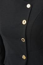 Scuba Crepe Mock-Neck Sheath Dress