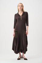 Silky Knit And Memory Cocoon Dress